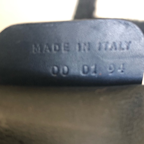 Lancel Paris Vintage Leather Shoulder Bag EUC Authentic Made in Italy ~1994 - Picture 6 of 13